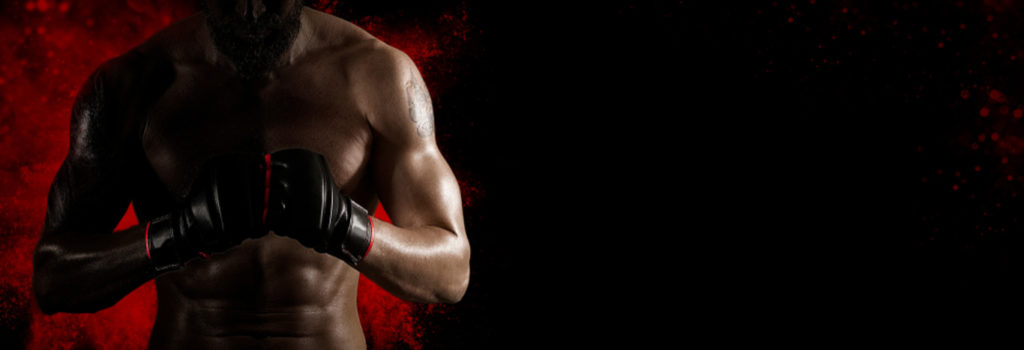 MMA fighters wear gloves to protect their hands while striking and grappling during matches.